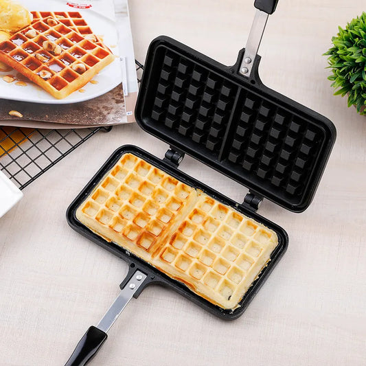 Non‑stick Two Sided Waffle Baking Pan
